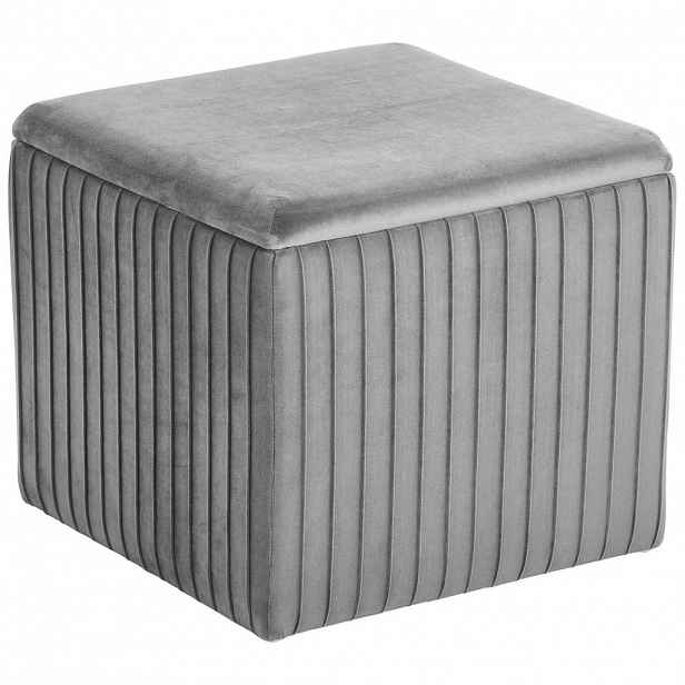 Xora SEDACÍ BOX, dřevo, textil, 45/40/45 cm - Taburety - 000239004501