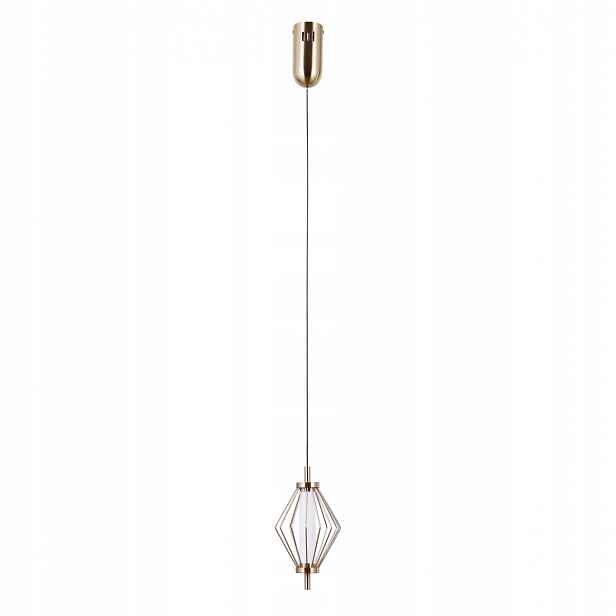 Závěsná lampa Italux Sevil PND-34403-1-HBR Zlatá