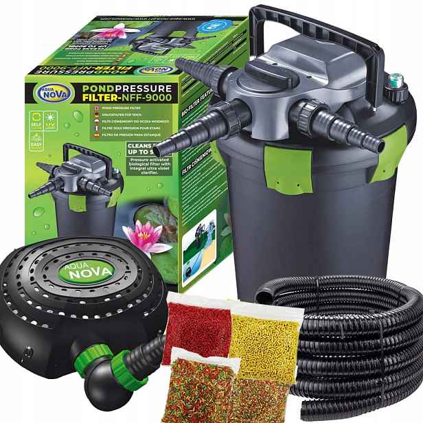 Aqua Nova Set V Filtr NFF-9000 Čerpadlo NFPX-5000 pro jezírko