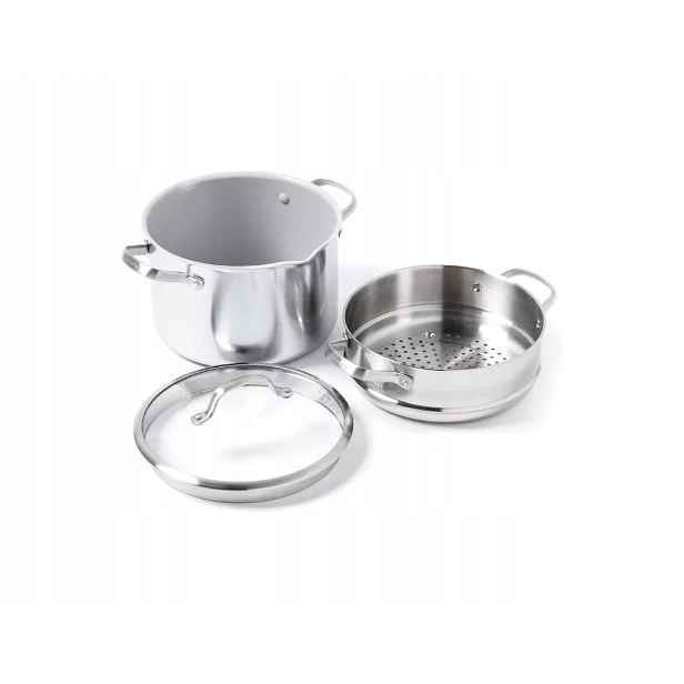Hrnec GreenPan 24 cm Venice Pro s vložkou pro vaření v páře