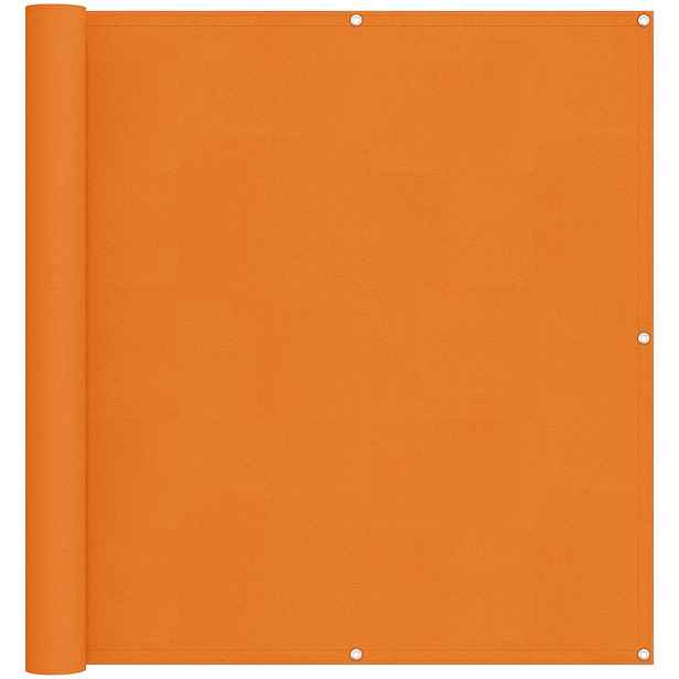 vidaXL Balkonová clona 110 x 300 cm Oxford látka Obdélníkový Oranžová