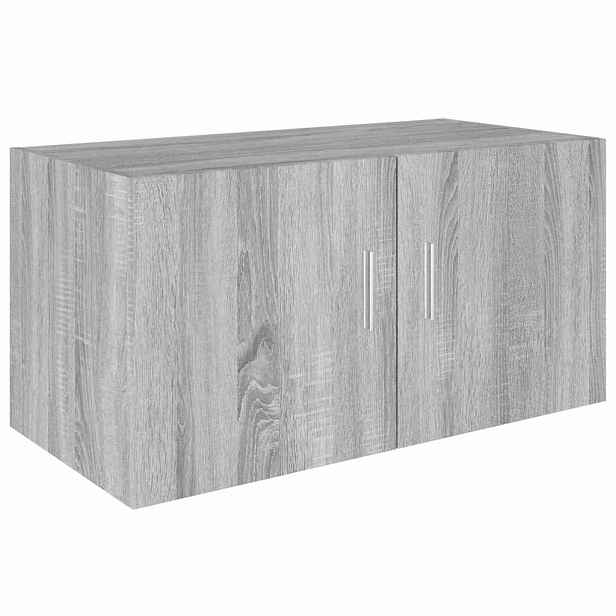 vidaXL Nástěnná skříňka šedá sonoma 80 x 39 x 40 cm kompozitní dřevo