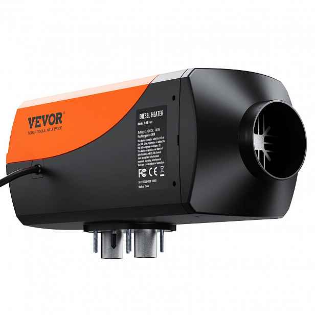 Dieselový ohřívač vzduchu 12V 2kW s LCD displejem a aplikací pro obytný vůz/loď