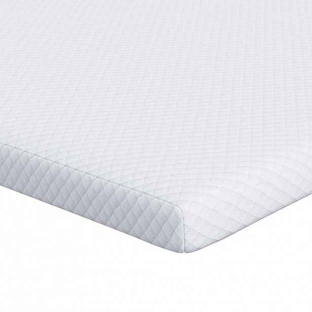 vidaXL Topper z paměťové pěny 120 x 200 cm Thick Měkký Bílá