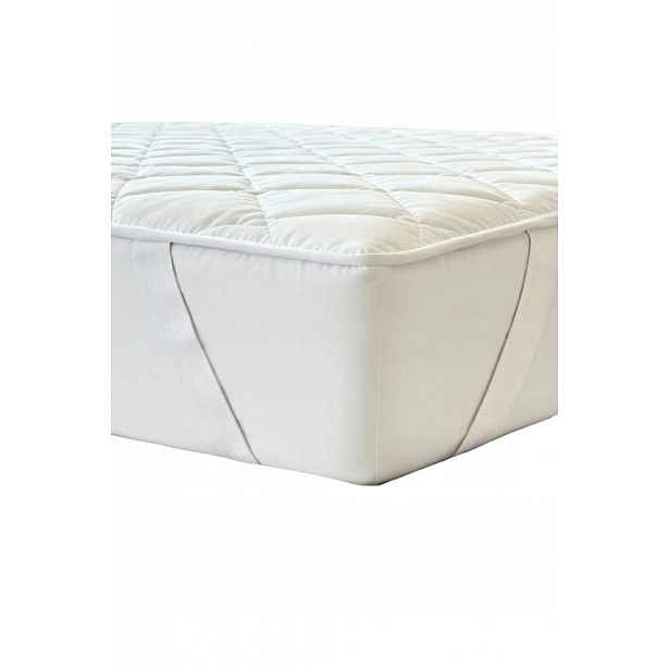 Bavlněný chránič na matrace 180x200 Matsafe prošívaný bílý