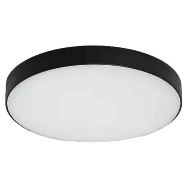 Stropní Svítidlo stropní koupelnový Led černý kulatý 18 cm IP44 moderní Abruzzo