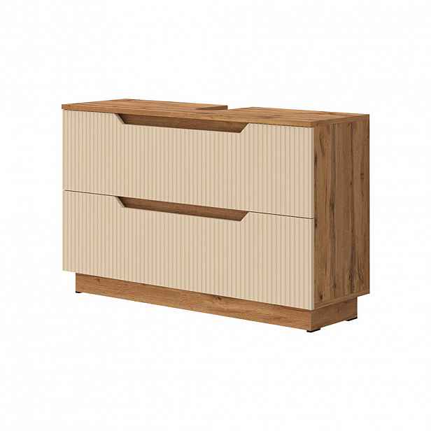 Vicco DOLNÍ SKŘÍŇKA POD DŘEZ Lotta Kašmír 99.4 x 62.5 cm se 2 zásuvkami