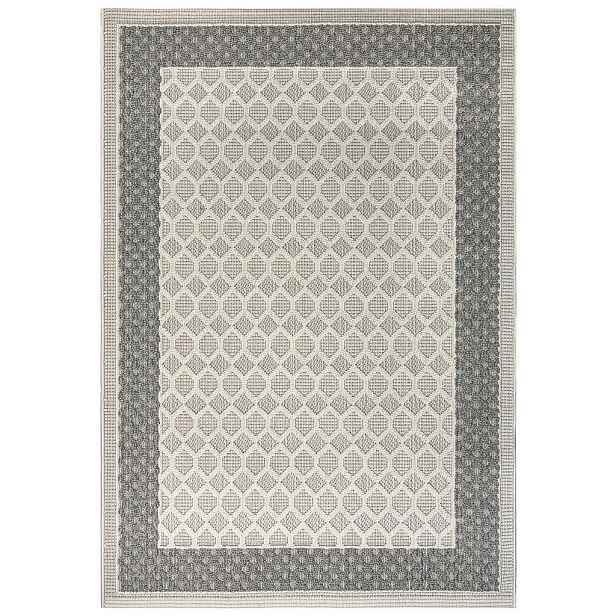 Mazovia KOBEREC pro Interiér i Exteriér Cangas Genio Mazovia 140x200cm Béžový Režný Abstraktní Krátký Vlas