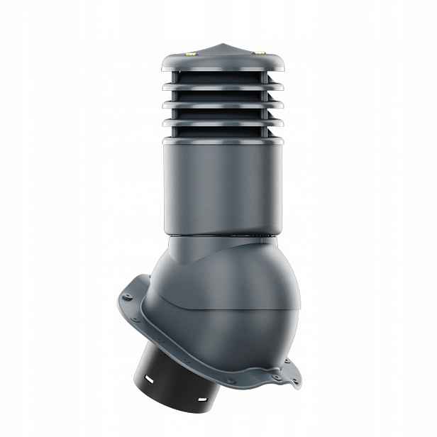 Větrací komín Smartline profil F fi 150 mm, zateplený, antracitový