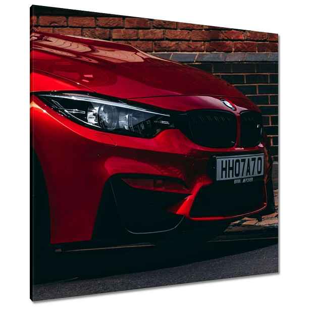 Obrazy 90x90 Červené Bmw Auto