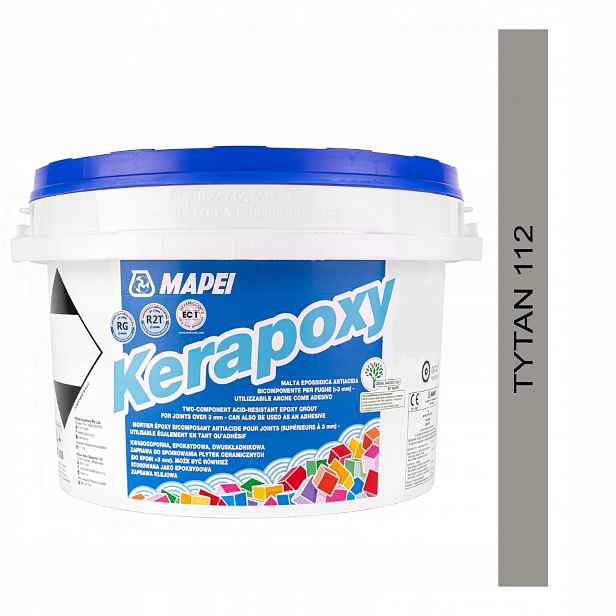 Epoxidová spárovací hmota Mapei Kerapoxy 2kg barva 112 titan