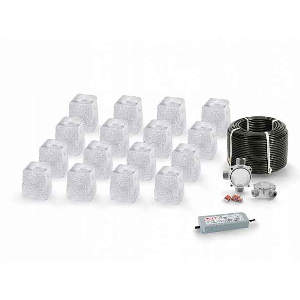 16 x Led nájezdové svítidlo 12V IP68 Bz Piccola