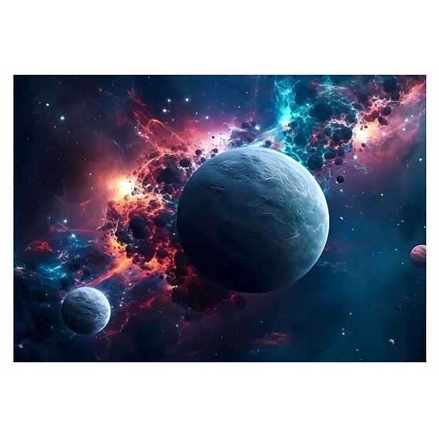 Fototapeta Mládežnický vesmír planety 254x184