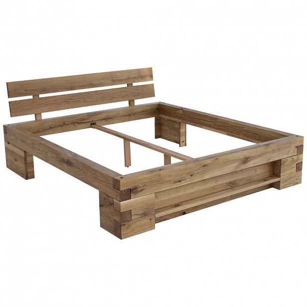 Linea Natura POSTEL, 180/200 cm, dřevo, barvy dubu - 000898000201