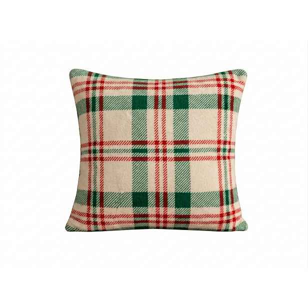 Mikroplyšový povlak na polštářek WINTER PLAID 45x45 cm, barevný