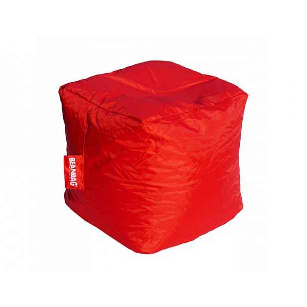 Červený sedací vak BeanBag Cube
