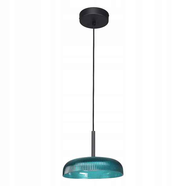 Italux Závěsná Led lampa 12W Colle zelená, industriální stínidlo, IP20