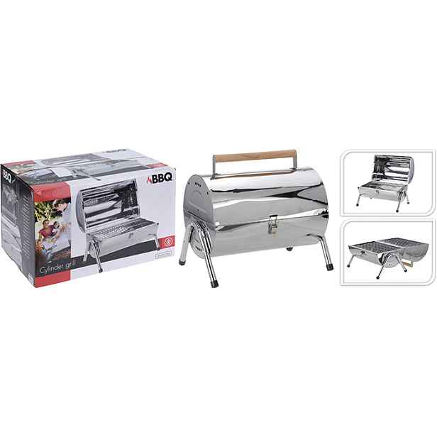 PROHOME - Gril válcový 41x36cm BBQstolní