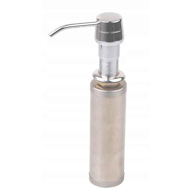 Dávkovač prostředku na mytí nádobí, Chrom 250 ml.