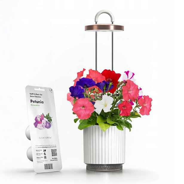 Inteligentní Květináč s Led osvětlením, Click and Grow HydroVase, bílá barva