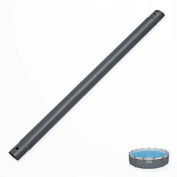 Šedá horizontální trubka Bestway 561VW Steel Pro Max do bazénu 457 x 107 cm