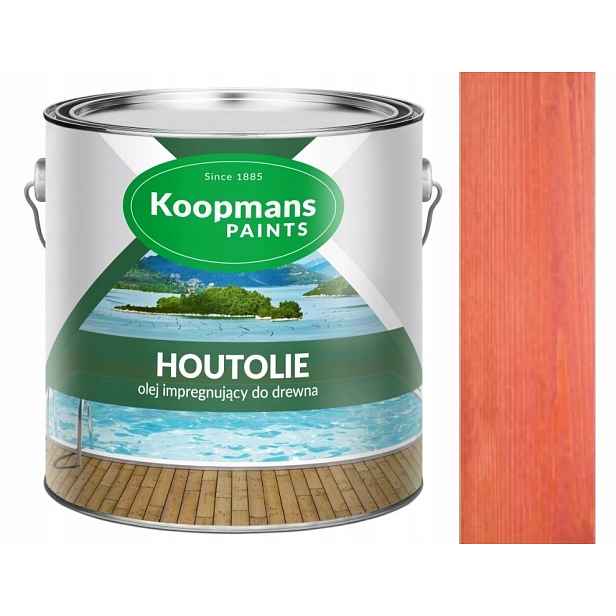 Koopmans Houtolie Uv 2,5 L Impregnační Olej Na Dřevo 105 Africká Hruška