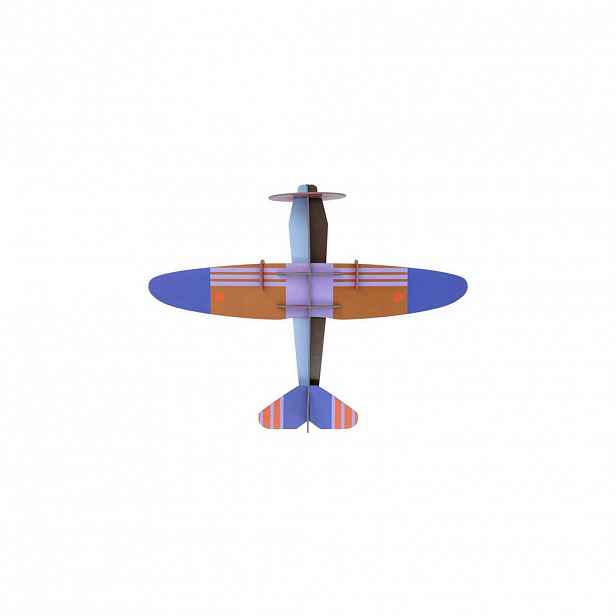 Studio Roof PAPÍROVÁ 3D NÁSTĚNNÁ DEKORACE RYBA, 15/58 CM
