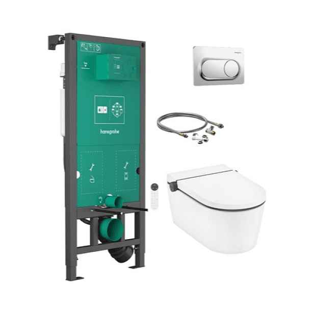 Závěsný WC set Hansgrohe LavaPura Element S HGWCBAL32