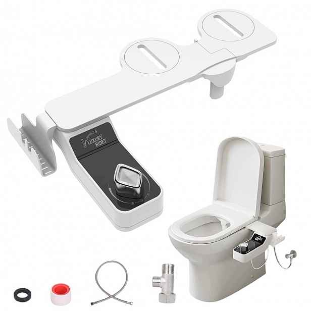 Bidet na sedadlo Bedee 2 trysky s regulací a úchytem Snadná montáž
