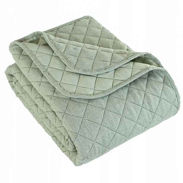 Prošívaný přehoz strukturovaný boho Molly 170x210 šalvějový