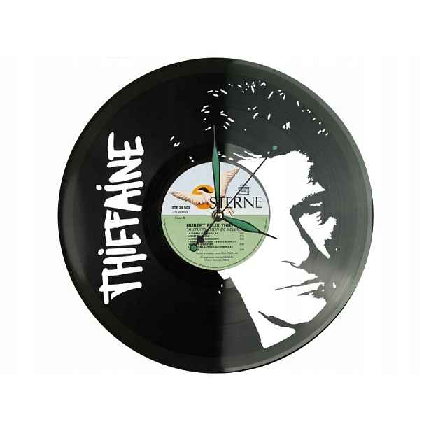 Thiefaine Dárek Originální dekorace do domu Hodiny z vinylové desky
