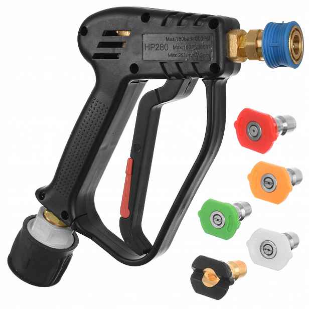 Pistole komplet tryska rychlospojka 1/4" pro myčku Karcher K2 K3 K4 K5 K6 K7