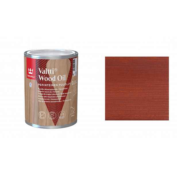 Tikkurila Valtti Wood Oil 0,9 L 5058 Varvikko Ochranný Rozpouštědlový Olej