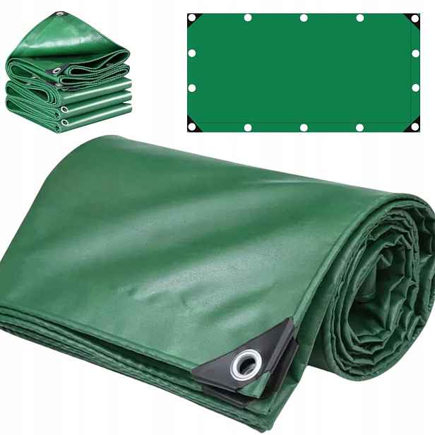 Zelená Ochranná Plachta 2x3 M 650G/M2 S Ochrannými Oky