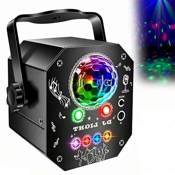 96v1 Led laserová projekce se světelnými efekty, osvětlení pro párty