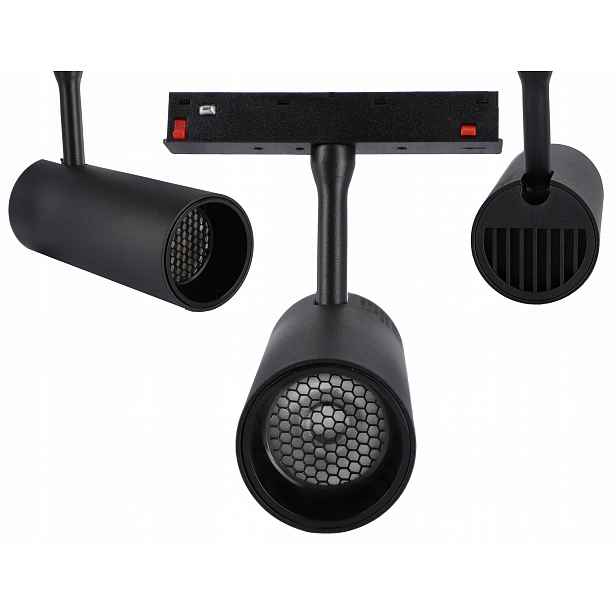 Led spotový kolejnicový reflektor, lampa 12W 3000K Ugr 16