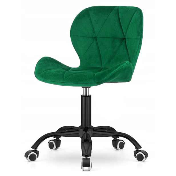 Otočné křeslo Vasto Office Velvet Green Smoke