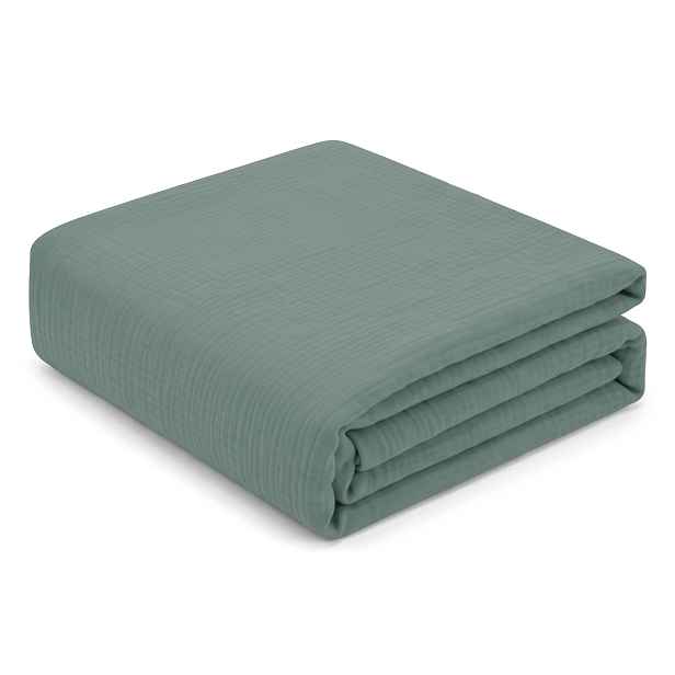 Mušelínová deka 150 x 200 cm 100% Bavlna Double Gauze Měkká Premium na pláž