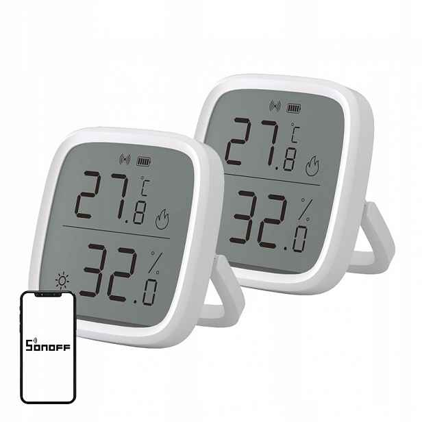 Snímač teploty a vlhkosti Sonoff ZigBee SNZB-02D 4ks