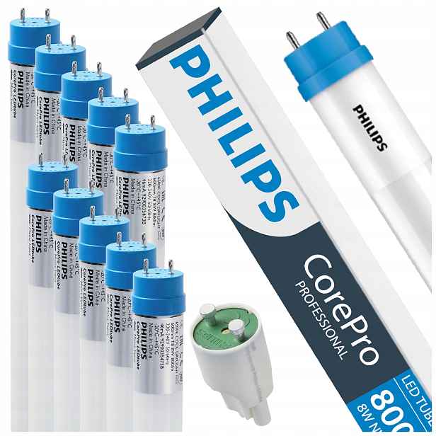 Tuba Led žárovka 60 cm 8 W 800 lm 4000 K Barva Neutrální Philips CorePro 10x