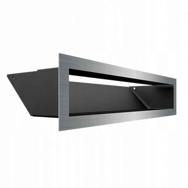 Ventilační krbová mřížka Luft Slim broušená 9x40