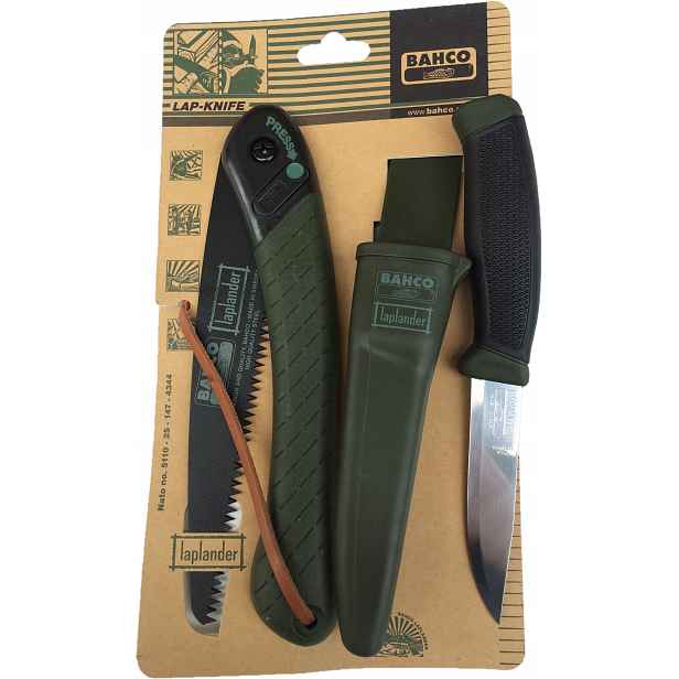 Bahco sada pila skládací Laplander nůž Lap Knife Lap-knife