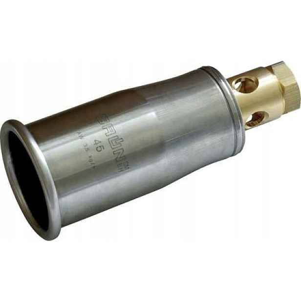 Hlava hořáku je z nerezové oceli D45 Ø 45 mm