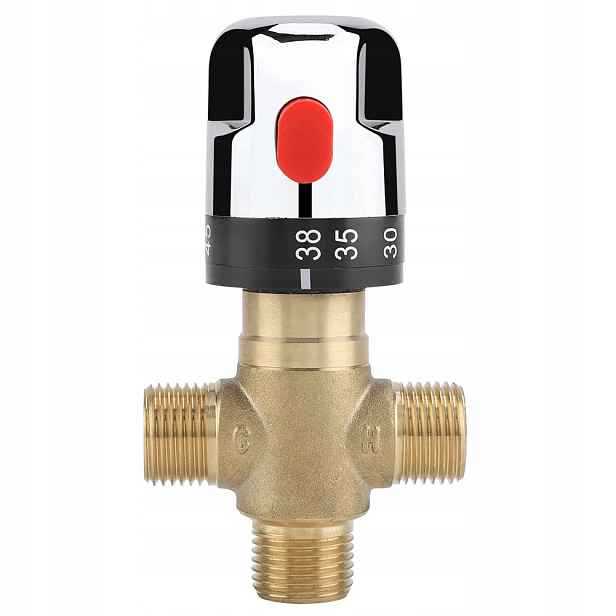 Termostatický Směšovací Ventil 1/2 Z Mosazi