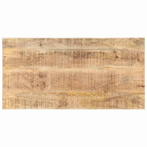 vidaXL Stolní deska masivní mangovníkové dřevo 25–27 mm 100 x 60 cm