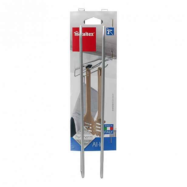 Závěsný držák na hrníčky, skleničky či kuchyňské utěrky Metaltex, délka 8 cm