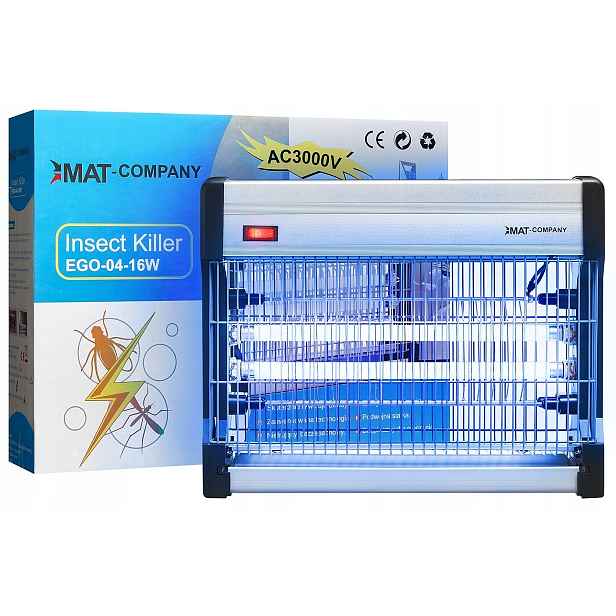 Insekticidní Lampa Na Komáry Hmyz Mouchy 100 m2 16 W