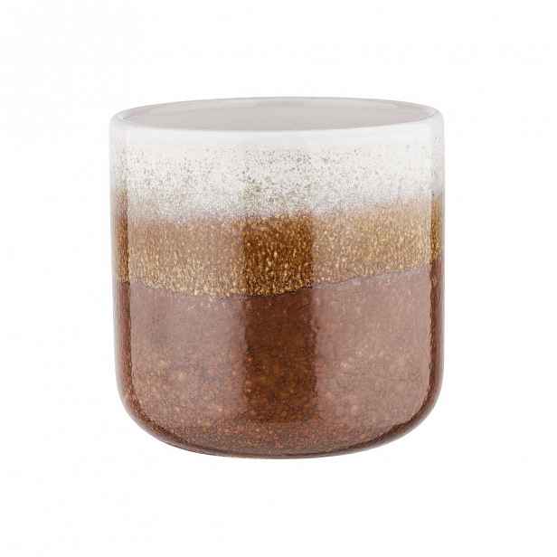 Butlers HORIZON Květináč 10 cm - hnědá