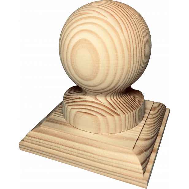 Dřevěné kuličky s přírubou 90 mm pods 120 x 120 mm