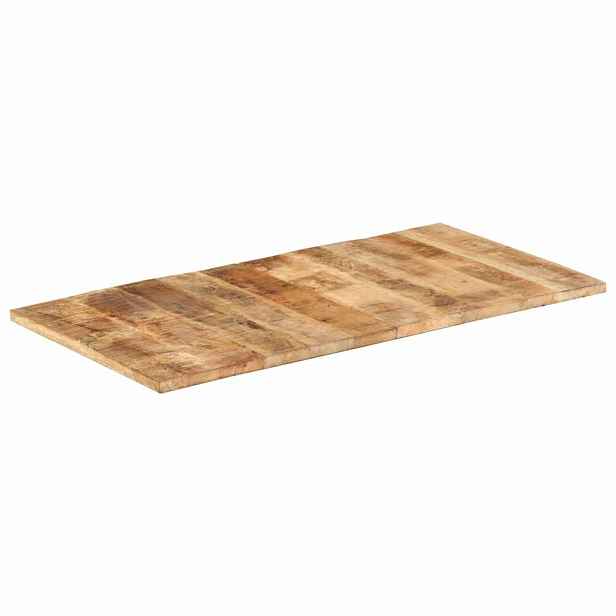 vidaXL Stolní deska masivní mangovníkové dřevo 25–27 mm 120 x 60 cm